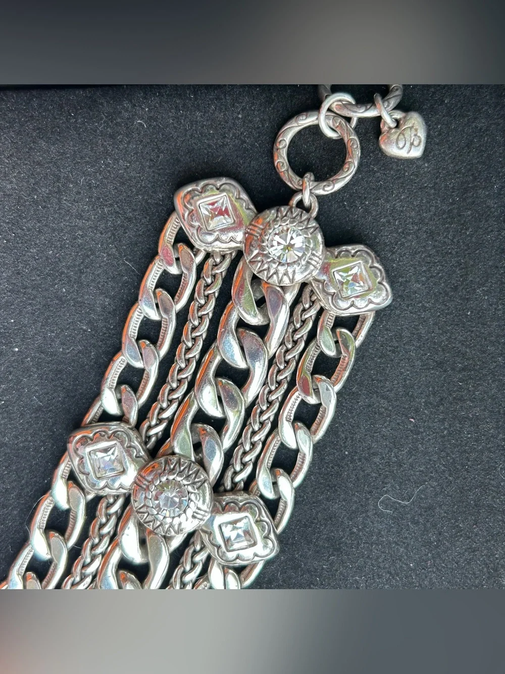 Brighton Fortino Chunky Triple Link Bracelet